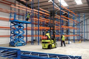 Dismantling of racks 